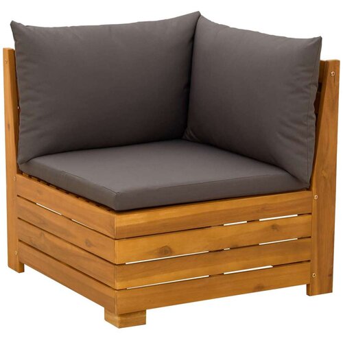  2 Komad Set lounge namje&amp;scaron;taja za vrt Čvrsto drvo akacije Smeđa Slike