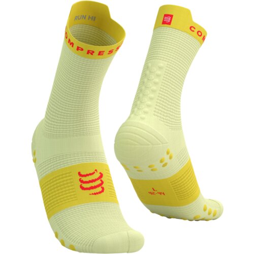 Čarape Compressport PRS V4.0 Run High Elf Yellow/Fluo Red - T1 Cijene