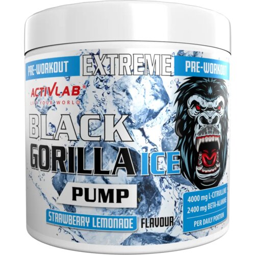 ACTIVLAB black gorilla ice pump preworkout (300g) jagoda - limunada Cene
