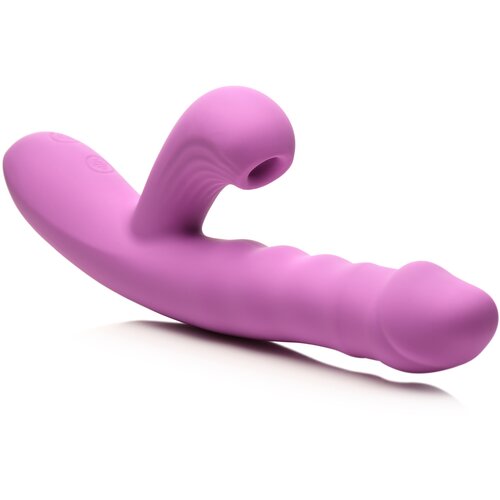 Shegasm Thrust Wave Thrusting & Sucking Rabbit Vibrator Cene