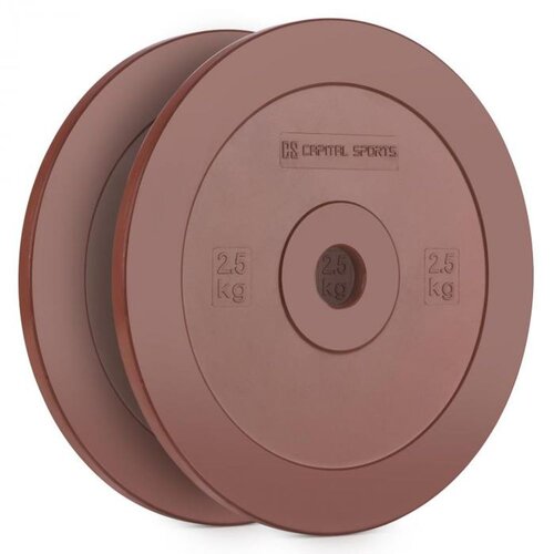 Capital Sports METHODER, RDEČE, TEHNIČNE DISK UTEŽI, GUMA, PAR, 2,5 KG Cene