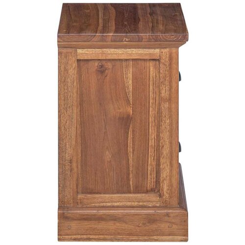  Noćni ormarić Prirodna 40 x 30 x 50 cm Čvrsto teak drvo Slike