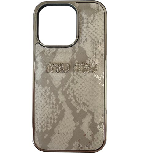 Shine MiuMiu maskica iPhone 16 Pro Bijela Slike