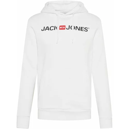 Jack & Jones Sweater majica crvena / crna / bijela