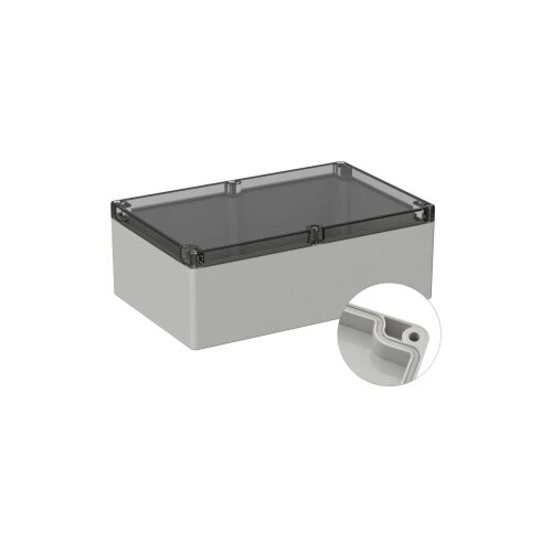 TRU COMPONENTS univerzalno kući&amp;scaron;te 240.3 x 160.3 x 90 pc svijetlosiva (ral 7035) 1 St. Slike