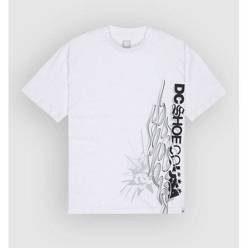 DC Side Flame T-Shirt white Cene
