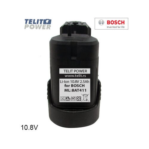 Telit Power baterija za ručni alat bosch li-ion 10.8V 2500mAh BAT411 ( P-1620 ) Slike