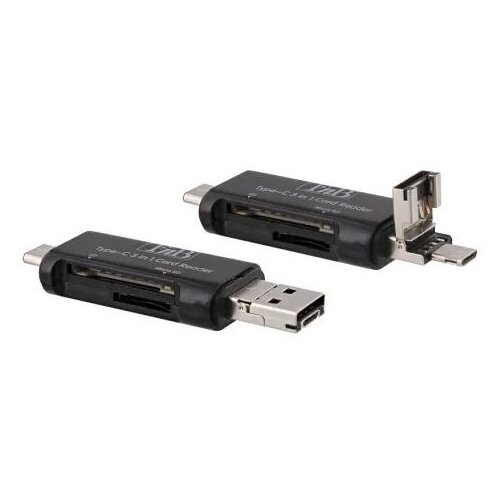 TNB TCREAD3IN1 čitač kartica sd/micro sd, usb-c/usb/micro usb Slike