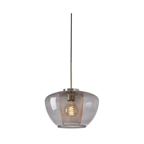 BRILONER 4016-014 - visilica na sajli SEVENTIES 1xE27/40W/230V zadimljeno siva Slike
