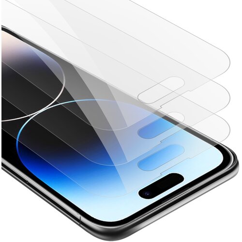 Cadorabo 3x oklepni film, združljiv z Apple - zaščitnim filmom v visoki prosojnosti - 3 -paket kaljeno zaščitno steklo v 9H trdoti s 3D združljivostjo na dotik, (20607813) Cene