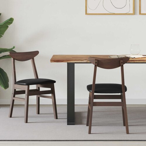  Trpezarijske stolice 2 pcs Svijetlosmeđa 42 x 47.5 x 81 cm Cene