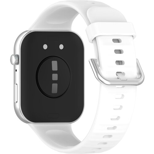 INF Silikonski pa&scaron;ček za Huawei Fit 4 - Svetlo roza, srebrna zaponka White, (22148784) Cene