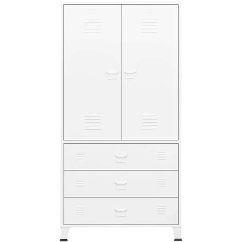VidaXL Ormar bijeli 90 x 50 x 180 cm metalni Slike