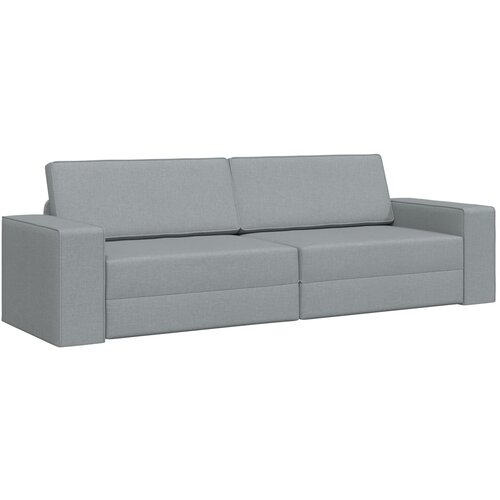 vidaXL Tepih Kauč Krevet 2-u-1 Svijetlo Siva 245x150x60.5 cm Tkanina Cijene