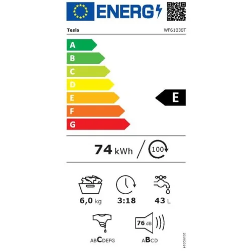 Tesla Veš Mašina WF61030TTESLA Veš Mašina WF61030TTESLA Veš Mašina WF61030T