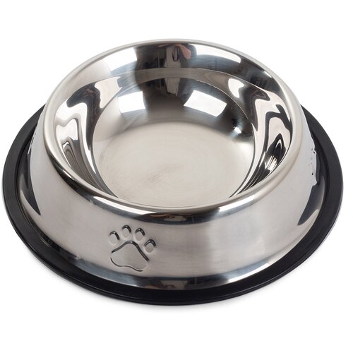 INOX metalna posuda za mačke i pse 0,5L Slike