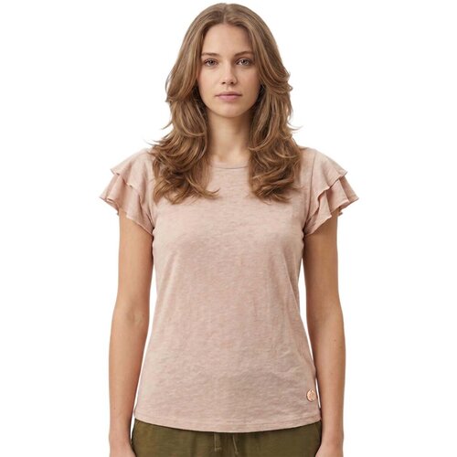 Leone 1947 Majice &amp;amp; Polo majice Woman T-Shirt Short Sleeves Urban Safari Rožnata Slike