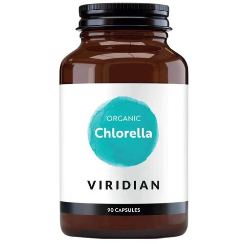 Viridian Nutrition Ekolo&amp;scaron;ka klorela (90 kapsul) Slike
