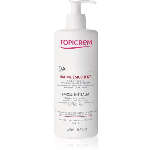 Topicrem DA Emollient Balm umirujući balzam za tijelo za atopičnu kožu 500 ml unisex Slike