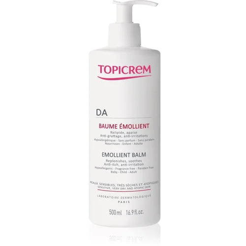 Topicrem DA Emollient Balm umirujući balzam za tijelo za atopičnu kožu 500 ml unisex