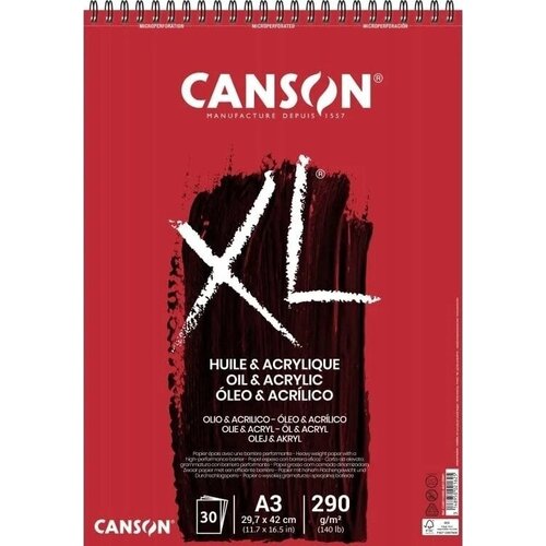 Canson Sp XL Huile Et Acrylique A3 290 g Blok za skiciranje Slike