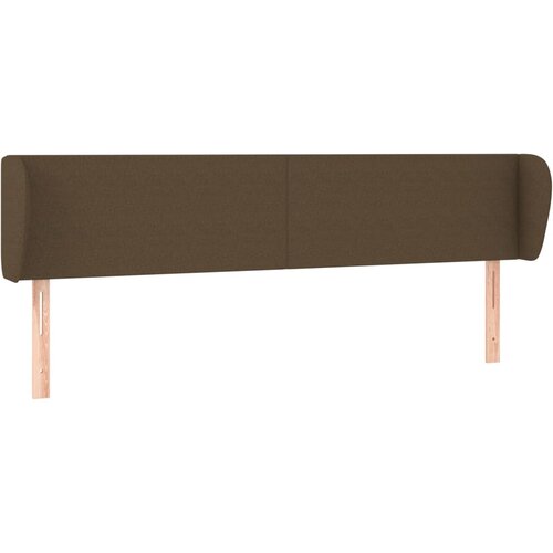 Maison Chic vzglavna omarica - nočna omarica - posteljna omarica z u&amp;scaron;esi temno rjavo 203x23x78/88 cm blago, (21712777) Slike