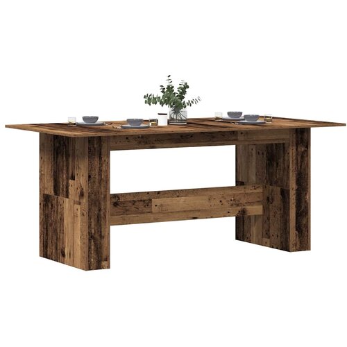 VidaXL Jedilna miza Old Wood 180x90x76 cm Inženirski les Slike