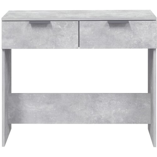  Konzolni stol boja betona 90 x 36 x 75 cm od konstruiranog drva Slike