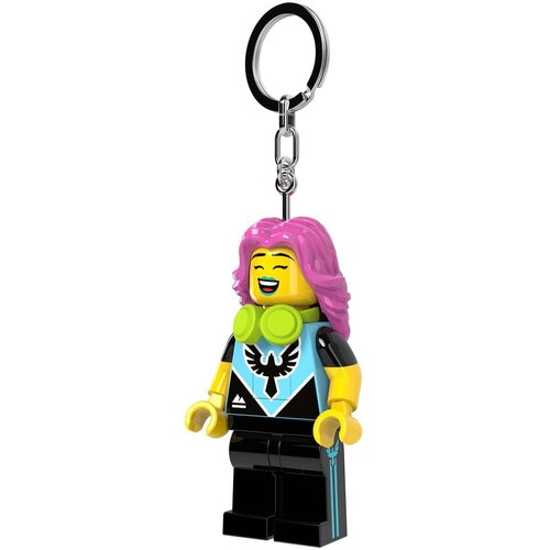 Lego Minifigure privezak za ključeve sa svetlom: Gejmerka ( LGL-KE229H ) Slike