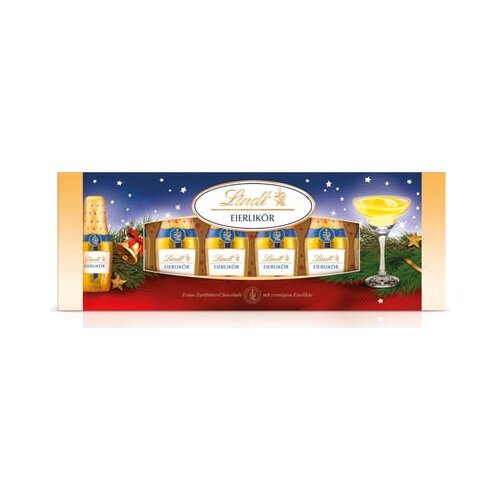 Lindt Čokoladne stekleničke z alkoholom - jajčni liker Cene