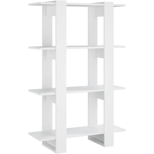 Maison Chic Knjižna omara - Knjižni regal bela 80x30x123,5 cm, (21723401) Slike