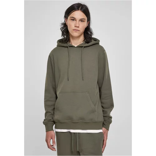 Urban Classics Plus Size Terry Hoody's Essential Olive