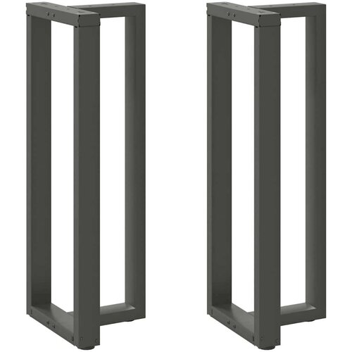  Noge za barsko mizo v obliki črke T 2 kosa antracit 50x35x(110-111) cm jeklo Cene