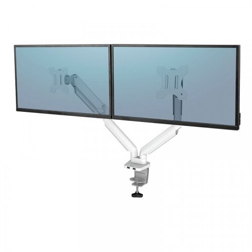 Fellowes Stoni zglobni nosač za 2 monitora do 32'' Platinium 8056301 beli Cene