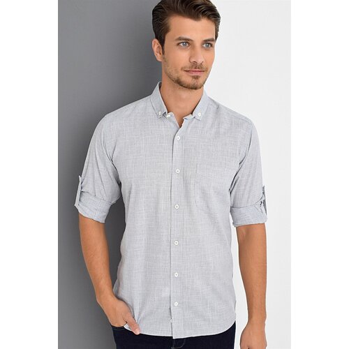 Dewberry G625 LINEN SHIRT-LACİVERT Cene