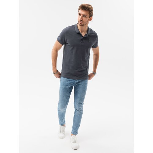 Ombre Set of men's pique knit polo shirts 3-pack Cene