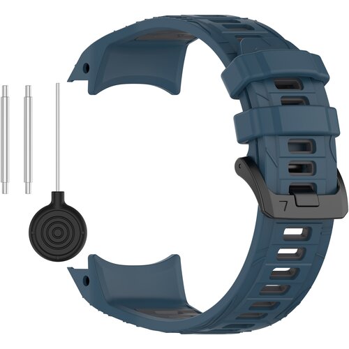 INF Garmin Instinct 3 Dvobarvni Silikonski Pašček za Uro Blue Model 1, (22064048) Cene