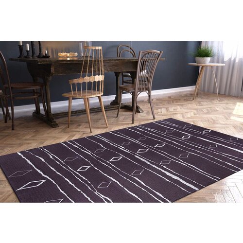 Conceptum Hypnose tepih Ada Gönül Chenille 298, 75x230cm, Crni Cene