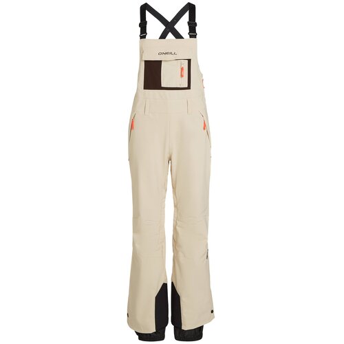 O'neill Outdoor hlače 'FWC'Peak Bib' bež / oranžna / črna Cene