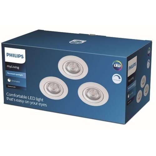 Philips KOMPLET 3x prigu&amp;scaron;iva ugradna LED svetiljka DIVE LED/5W/230V 2700K Slike