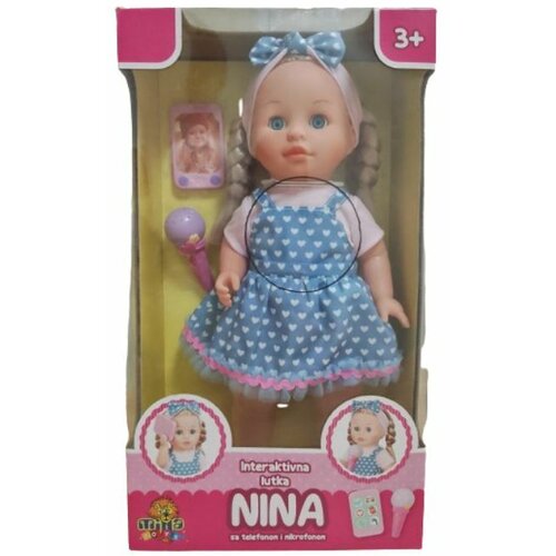 Interaktivna Lutka Nina Sa Telefonom I Mikrofonom Cene
