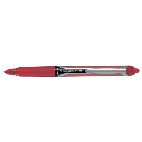 Pilot Pisaljka s tekućom tintom Hi-Tecpoint V5 Grip Retractable, Crvena Cijene