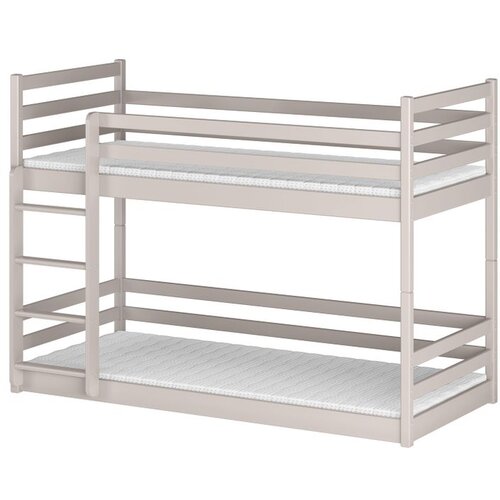 Molarem Home Drveni dječji krevet na kat Mini - ka&amp;scaron;mir - 160x80 cm - Madrac PE pjena 8 cm-spužvasti madrac Slike
