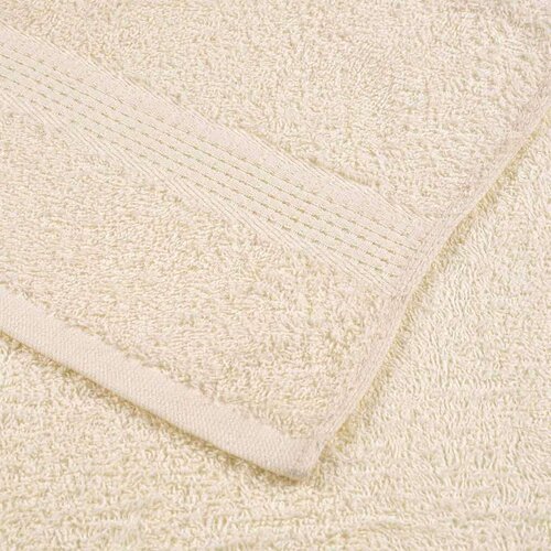 vidaXL 12-dijelni set ručnika krem 360 gsm 100 % pamuk Cene
