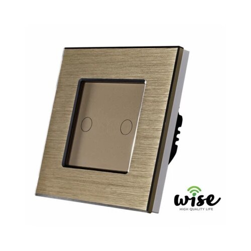 Wise naizmenični prekidač, 2 tastera- aluminijumski panel Cene