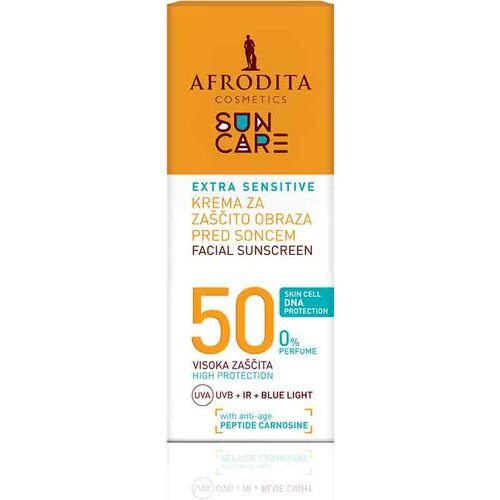 Afrodita Cosmetics sun care krema za lice SPF50 50ml Slike