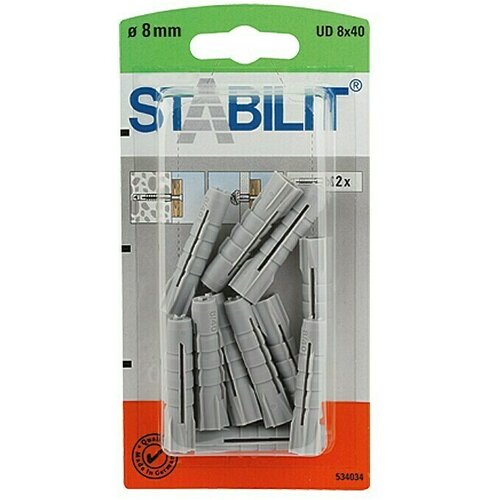STABILIT Univerzalna tipla (Promjer tiple: 8 mm, Duljina tiple: 40 mm, 12 Kom.) Cijene