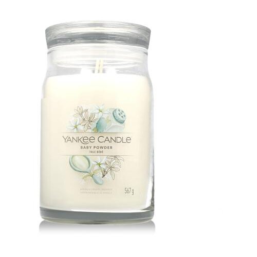 Yankee Candle Signature Baby Powder 567 g di&amp;scaron;eča svečka Slike