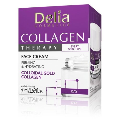 Delia dnevna krema za lice protiv bora sa kolagenom za hidrataciju Slike
