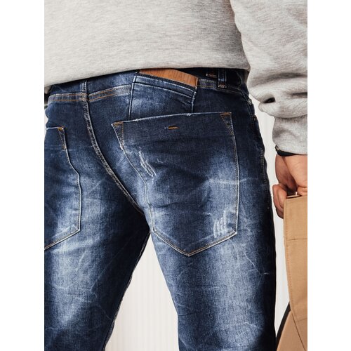 DStreet Men's Dark Blue Trousers Cene